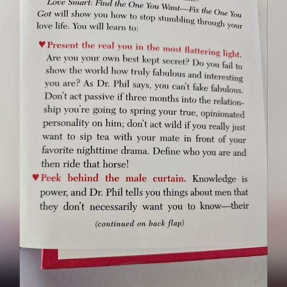 Love Smart. Find the One You Want-Fix the One You Got. Dr.Phil McGraw Book - Picture 15 of 16